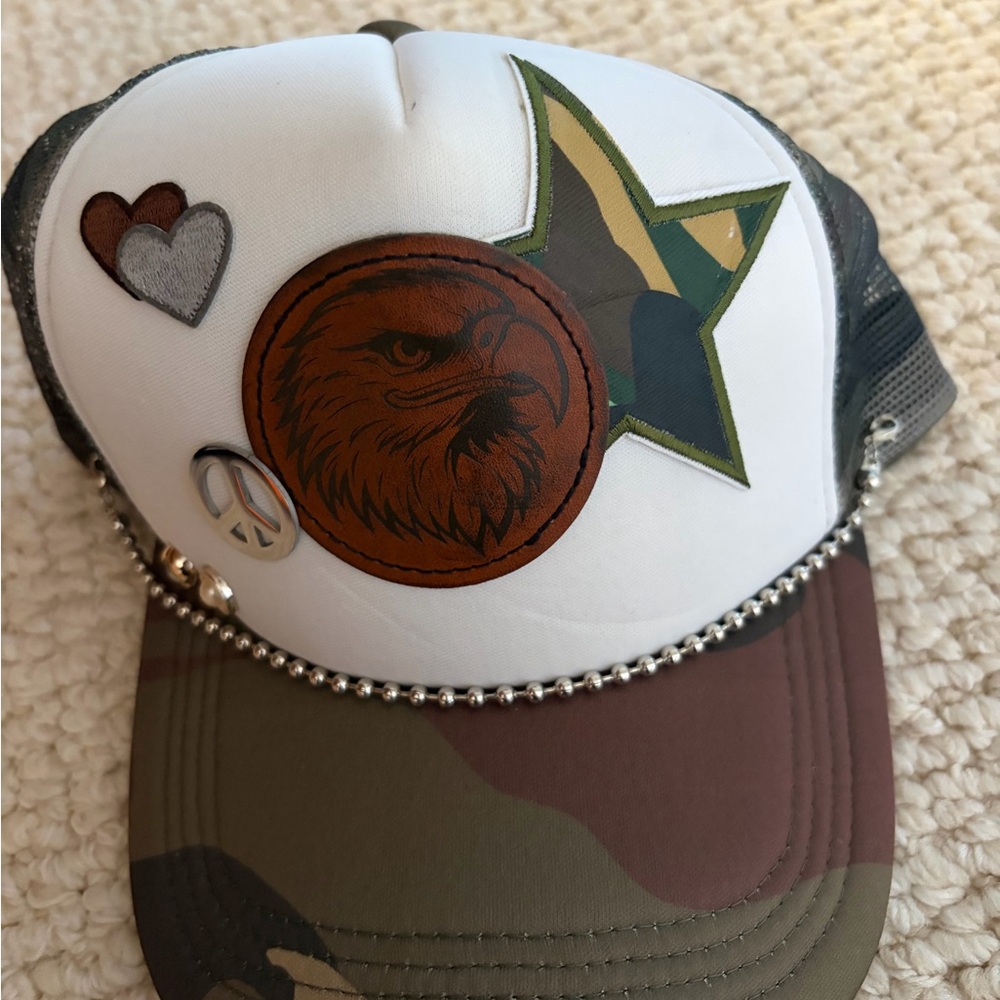 Camouflage Patchwork Trucker Hat